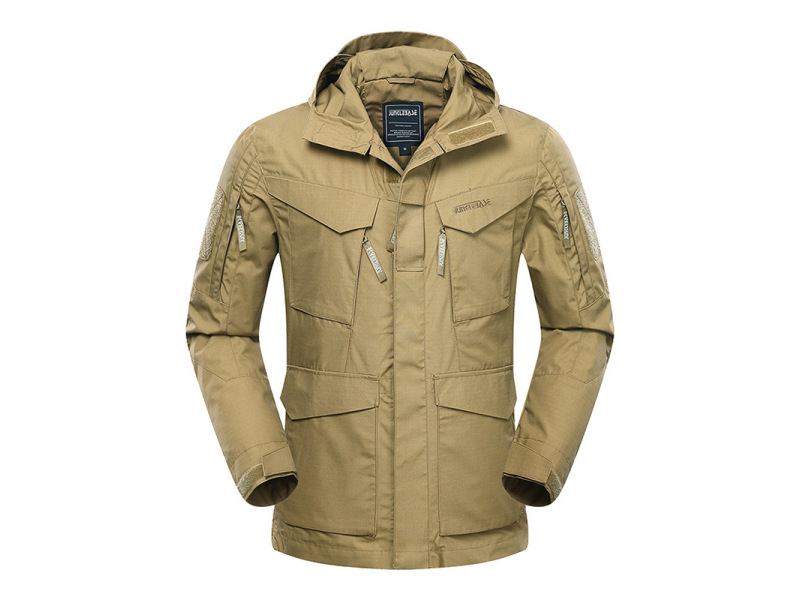 Winter Outdoor Men′ S Tactical Trench Coat Camouflage Jacket